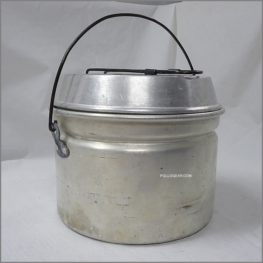 50年代 ホットン ブルドッグ<BR>珍種 7インチビリー＋PANリッド<BR>VINTAGE ビリー缶 クッカー<BR>イングランド製 ビンテージキャンプ