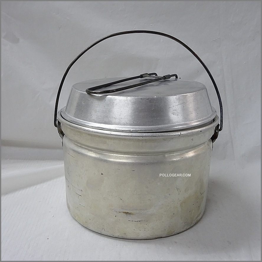 50年代 ホットン ブルドッグ<BR>珍種 7インチビリー＋PANリッド<BR>VINTAGE ビリー缶 クッカー<BR>イングランド製 ビンテージキャンプ