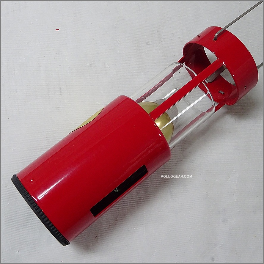 ~97 デッドストック EMS<br>Eastern Mountain Sports × UCO<br>VINTAGE キャンドルランタン<br>MADE IN USA ケース付き<br>レッド 赤 ろうそくランタン