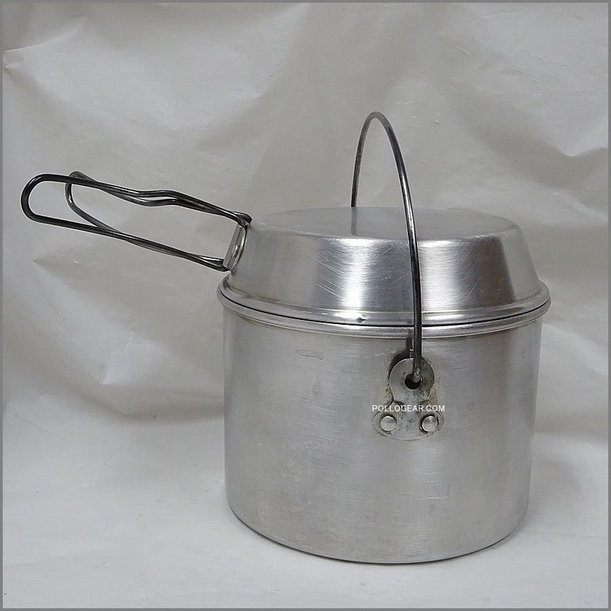 中サイズ 6インチ 良品<BR>ホットン ブルドッグ<BR>VINTAGE ビリーポット<BR>イングランド製 クッカー ビリー缶 ブッシュクラフト