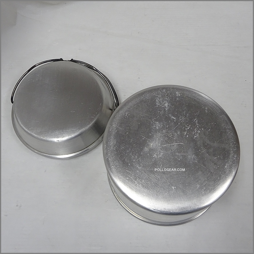 中サイズ 6インチ 良品<BR>ホットン ブルドッグ<BR>VINTAGE ビリーポット<BR>イングランド製 クッカー ビリー缶 ブッシュクラフト