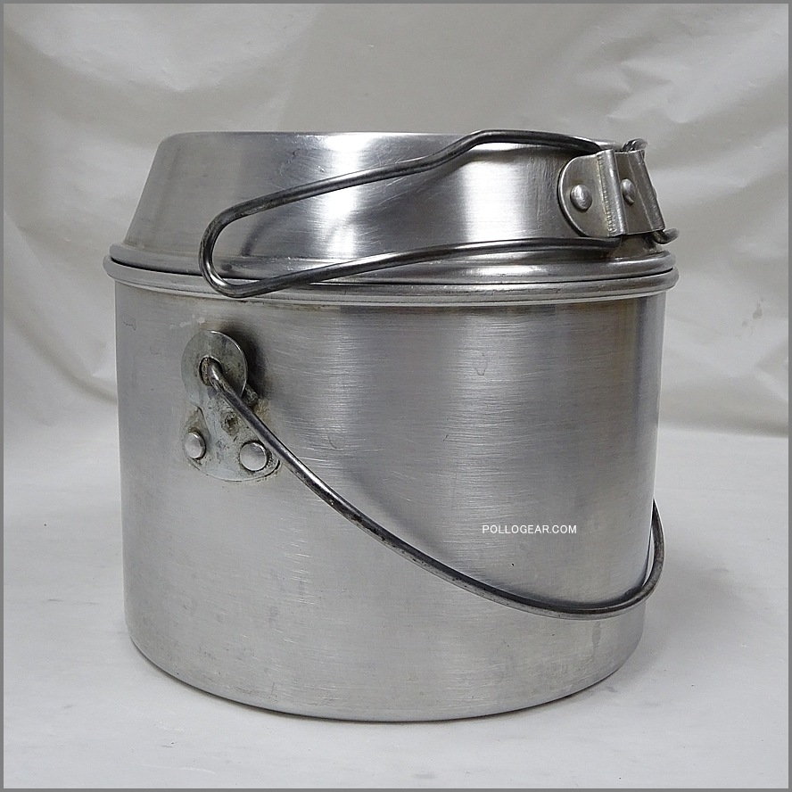 中サイズ 6インチ 良品<BR>ホットン ブルドッグ<BR>VINTAGE ビリーポット<BR>イングランド製 クッカー ビリー缶 ブッシュクラフト