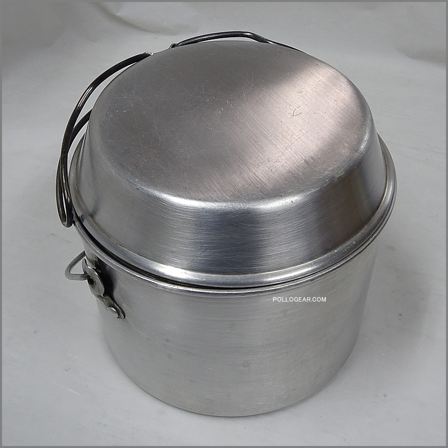 中サイズ 6インチ 良品<BR>ホットン ブルドッグ<BR>VINTAGE ビリーポット<BR>イングランド製 クッカー ビリー缶 ブッシュクラフト