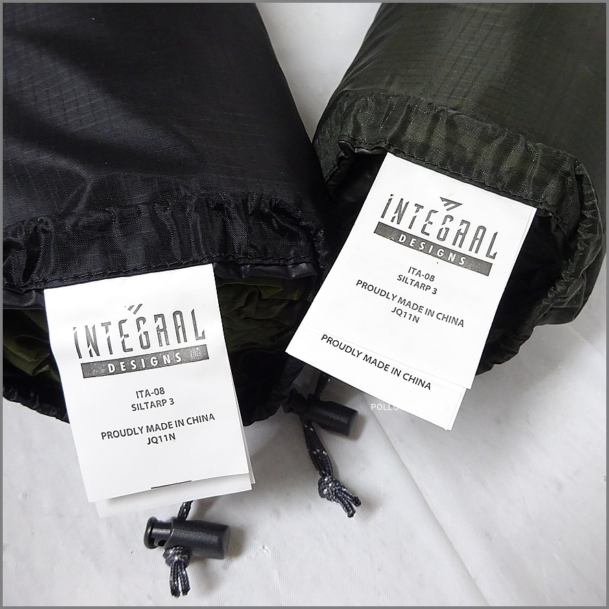 2011 デッドストック<br>INTEGRAL DESIGNS SilTarp3<br>シルナイロン フラットタープ<br>ウルトラライト シルタープ<br>10' x 12' Flat Tarp - Silnylon (3.05m×3.66m)