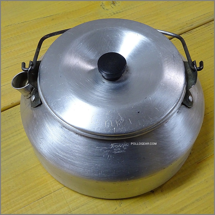 Early1970 Trangia VINTAGE<BR>トランギア 筆記体ロゴ<BR>0.9L ケトル やかん<BR>ビンテージ キャンプギア
