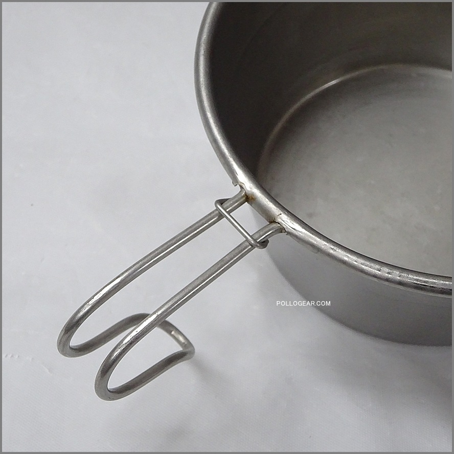 初期型 ROCKY CUP PINT<BR>ロッキーカップ 1パイント<BR>シェラカップ アメリカ製<BR>リッドバー付き VINTAGE