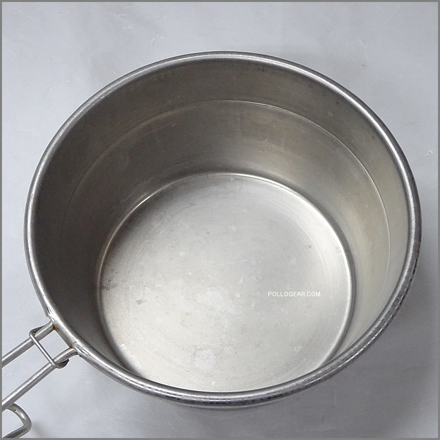 初期型 ROCKY CUP PINT<BR>ロッキーカップ 1パイント<BR>シェラカップ アメリカ製<BR>リッドバー付き VINTAGE