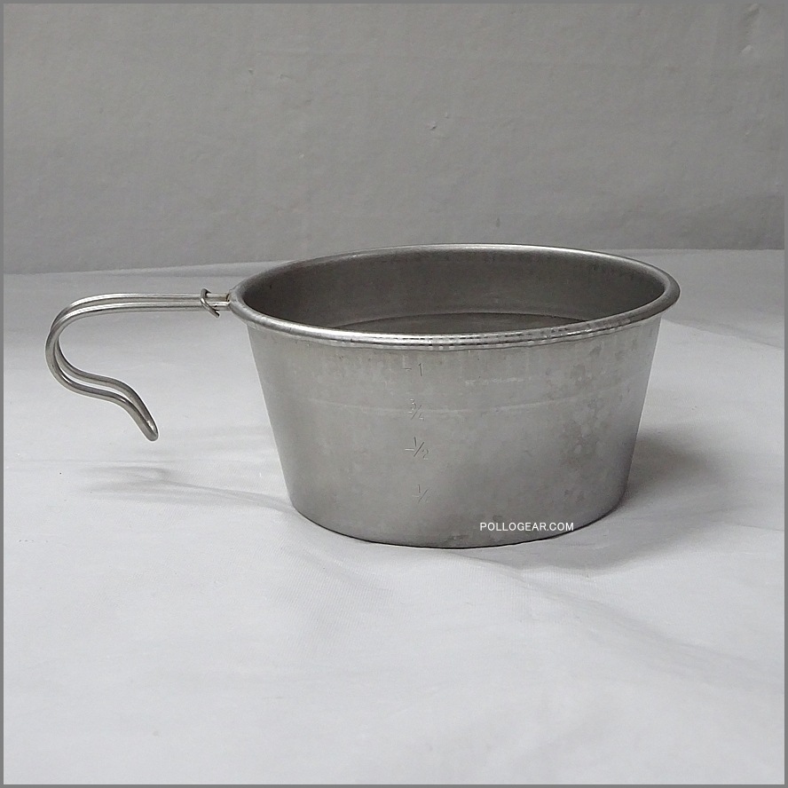 初期型 ROCKY CUP PINT<BR>ロッキーカップ 1パイント<BR>シェラカップ アメリカ製<BR>リッドバー付き VINTAGE