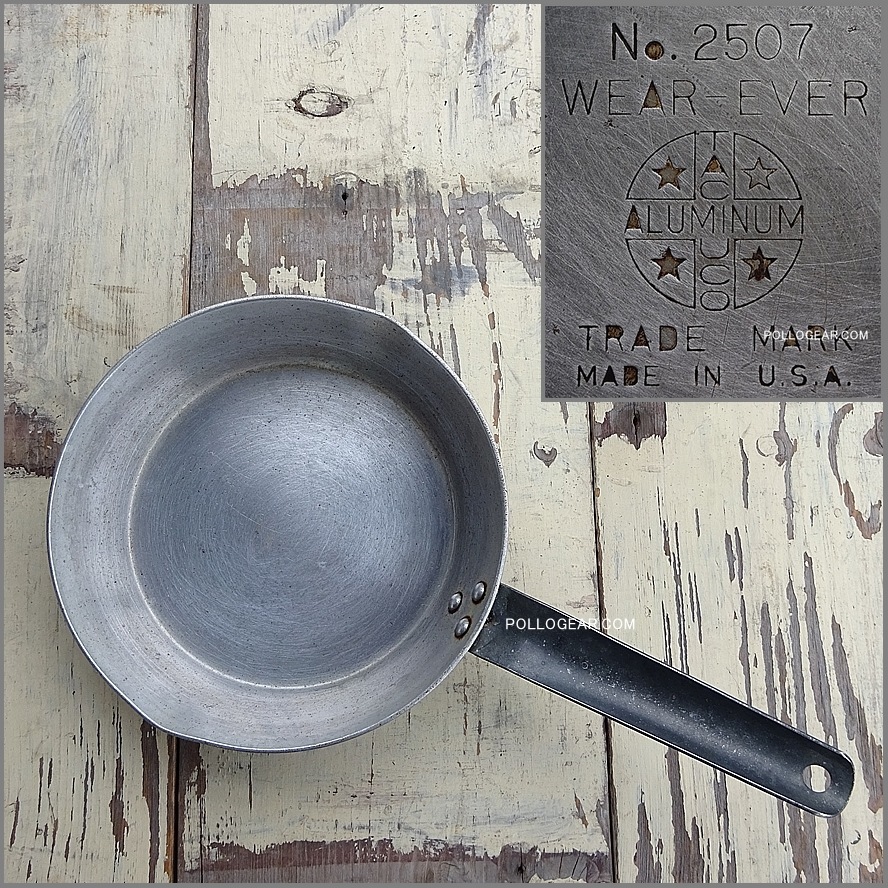 1940’s WEAR-EVER 2507<BR>ビンテージ フライパン<BR>アルミフライパン USA製<BR> Aluminum Frying Pans