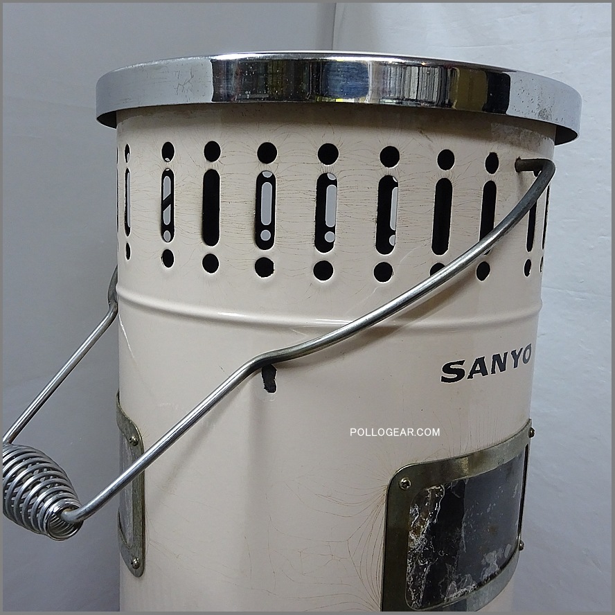 1962年製 SANYO OH-503C<BR>サンヨー ピンク×クリーム<BR>対流型 石油ストーブ<BR>ケロシンヒーター<BR>ビンテージストーブ