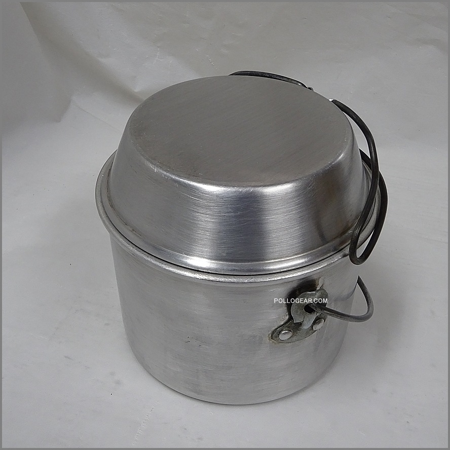 小サイズ 5インチ 良品<BR>ホットン ブルドッグ<BR>VINTAGE ビリーポット<BR>イングランド製 クッカー ビリー缶 ブッシュクラフト