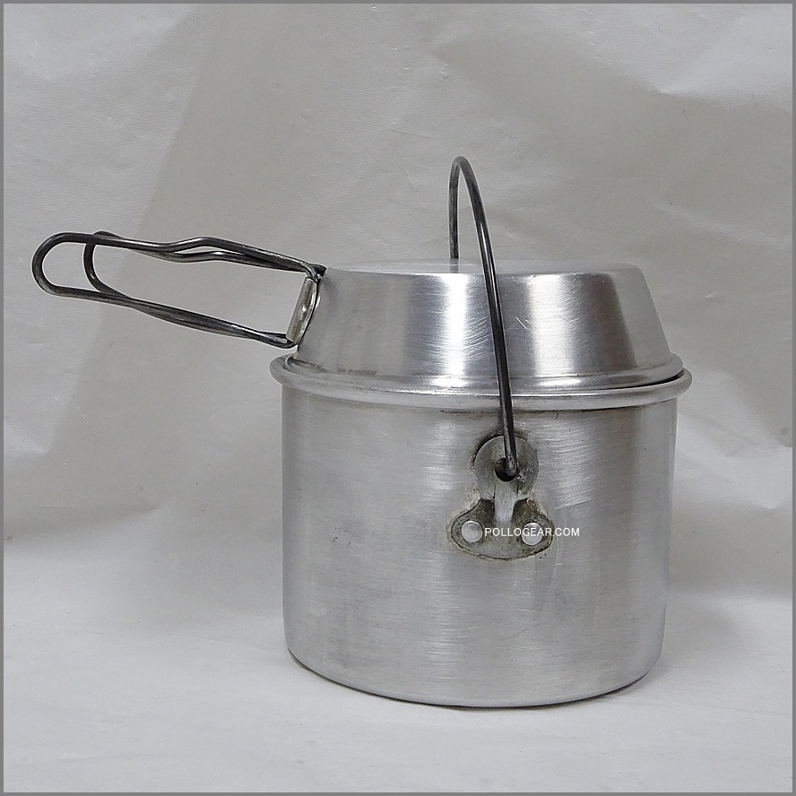 小サイズ 5インチ 良品<BR>ホットン ブルドッグ<BR>VINTAGE ビリーポット<BR>イングランド製 クッカー ビリー缶 ブッシュクラフト