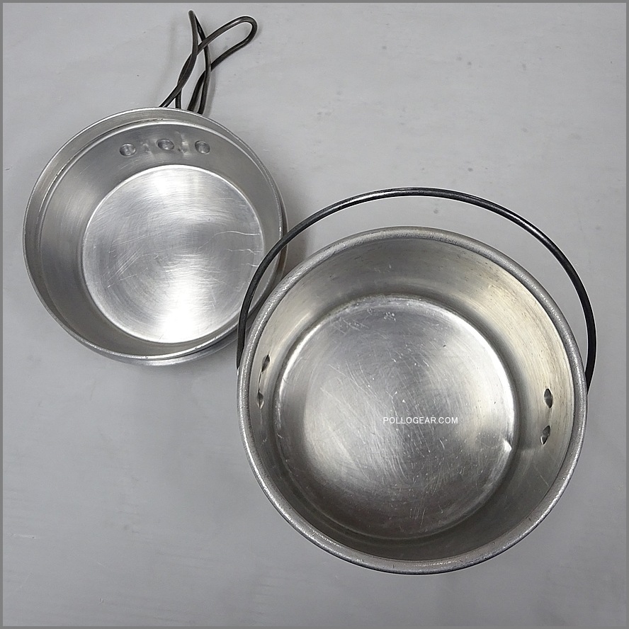 小サイズ 5インチ 良品<BR>ホットン ブルドッグ<BR>VINTAGE ビリーポット<BR>イングランド製 クッカー ビリー缶 ブッシュクラフト