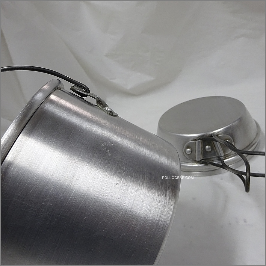 小サイズ 5インチ 良品<BR>ホットン ブルドッグ<BR>VINTAGE ビリーポット<BR>イングランド製 クッカー ビリー缶 ブッシュクラフト