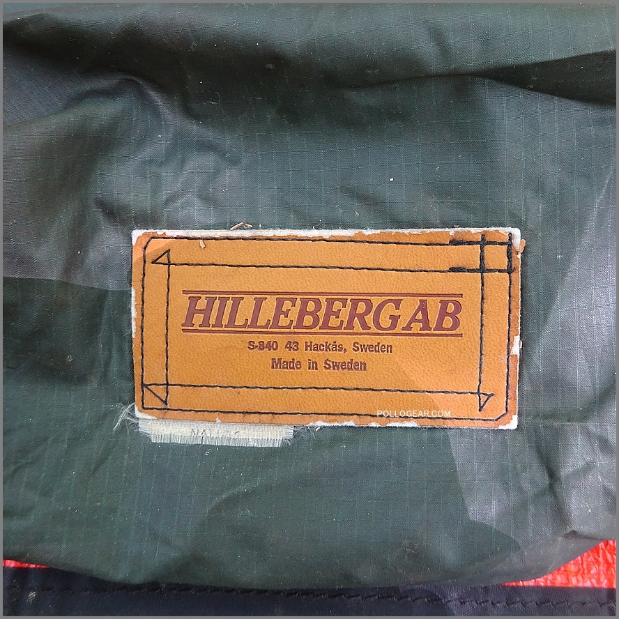 1987年 初期型 Nallo2<br>HillebergAB 革タグ 旧カラー<br>ヒルバーグ