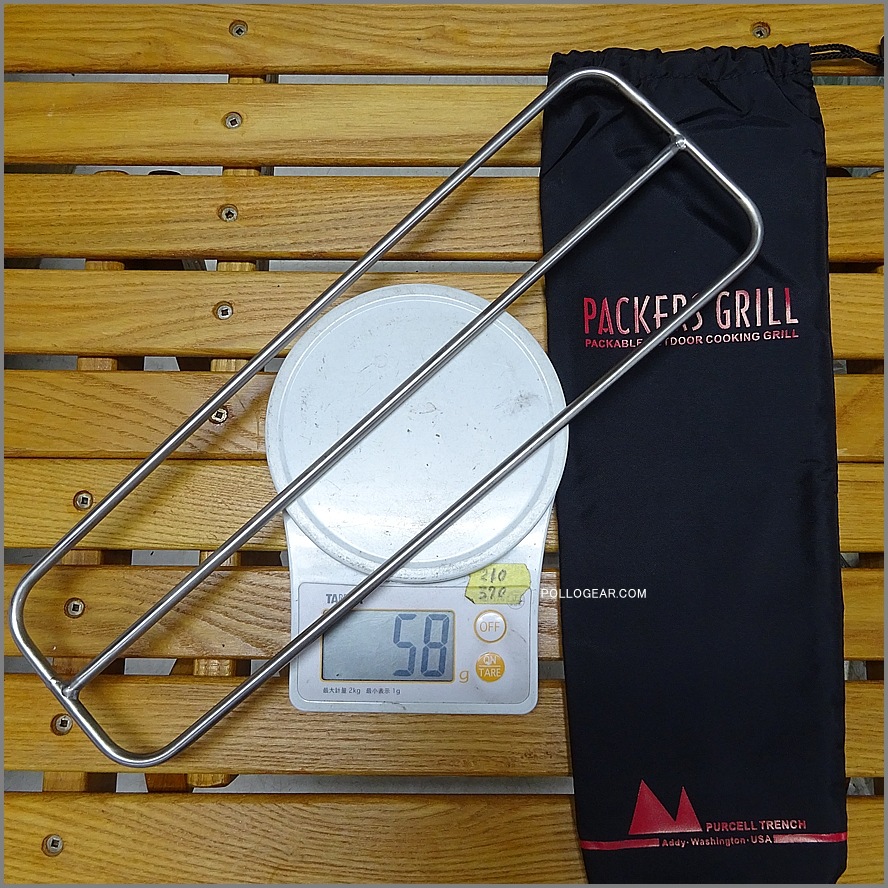 チタン製 Purcell Trench<BR>パーセルトレンチ<BR>Ti パッカーズ グリル<BR>Titanium Packers Grill USA<BR>焚き火台 ゴトク グリル アメリカ製