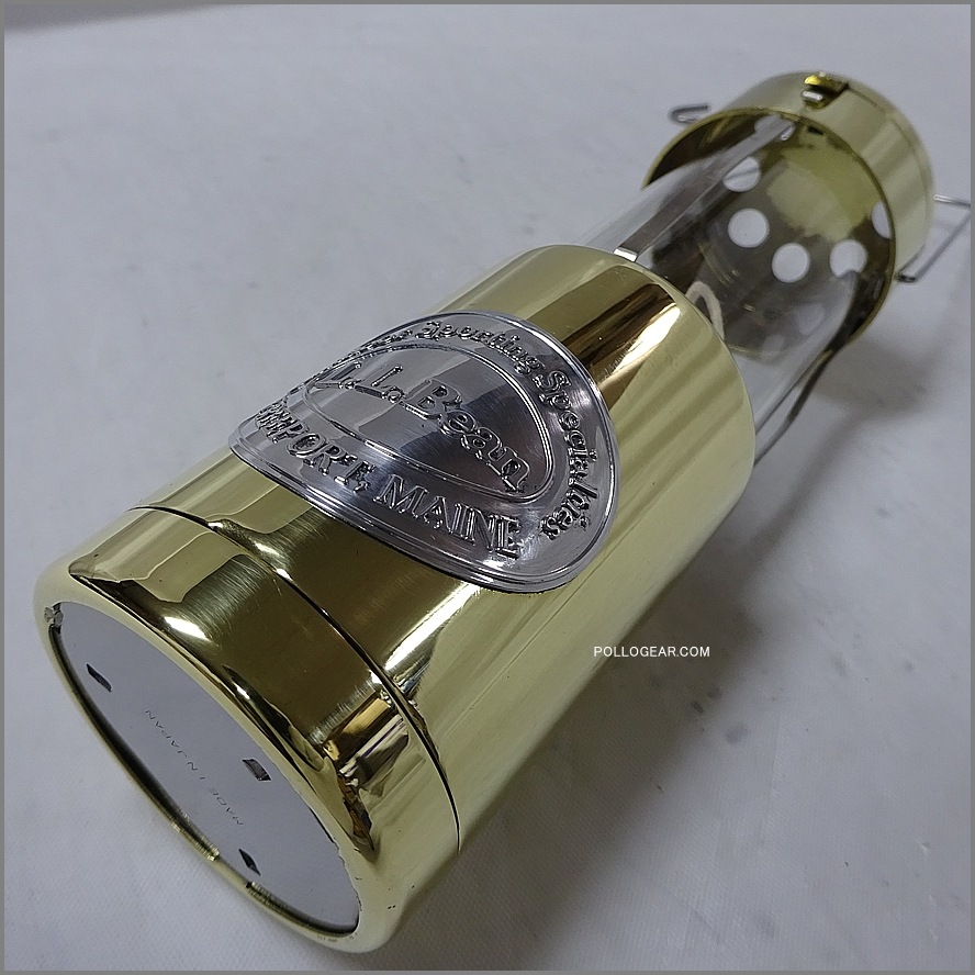 初期型 LLビーン バフ仕上げ<BR>ブラス キャンドルランタン<BR>未使用 フリップトップ 真鍮製<BR>オールドランタン Vintage