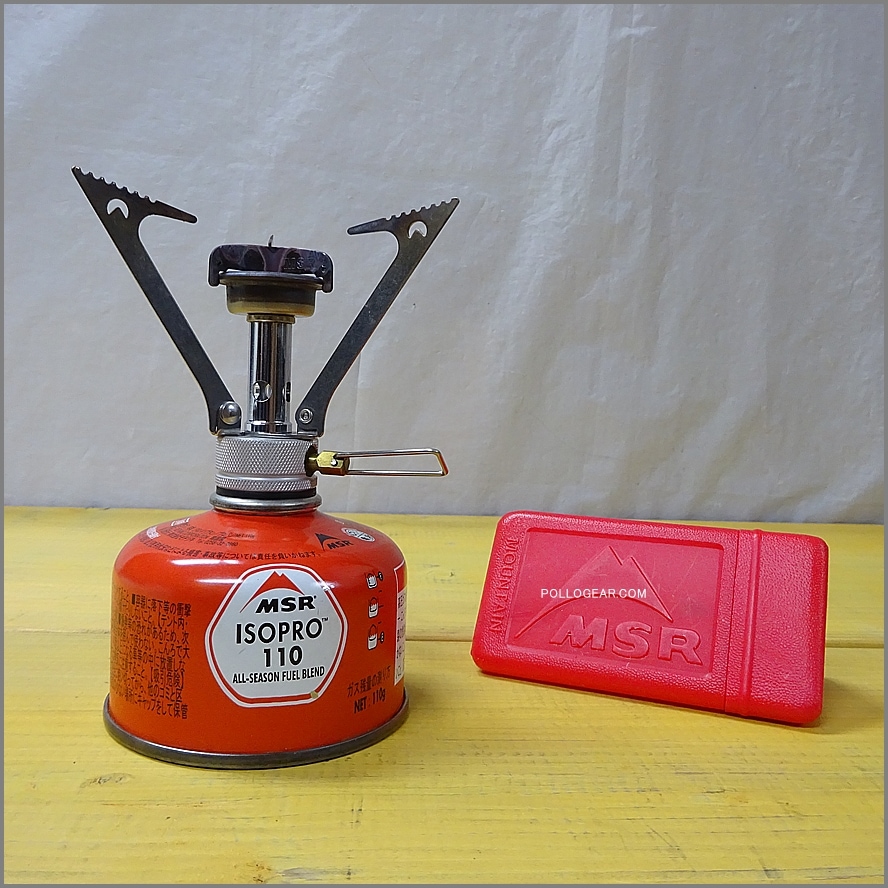 【希少】MSR Pocket rocket ポケット ロケット+USA版ガス缶 PocketRocket Deluxe Canister Fuel Backpacking Stove | MSR