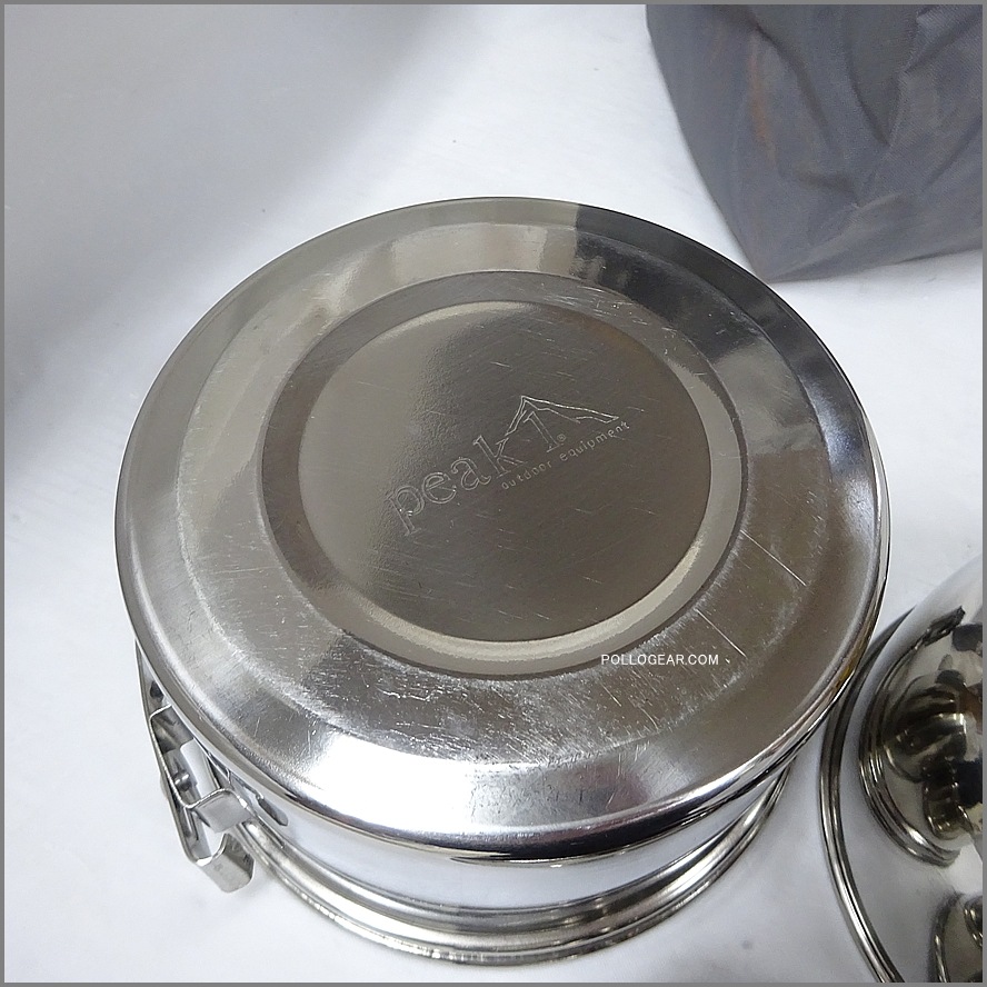 美品 コールマン PEAK1<BR>1990年代 ステンレスクッカー<BR>8553-475