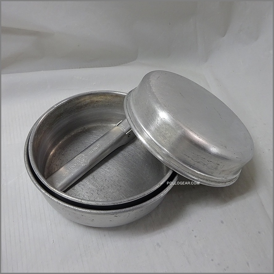 1970年代 160 ハイカーSET<BR>ホットン ブルドッグ メスキット<BR>VINTAGE イングランド製<BR>小さめ ソロクッカー 登山