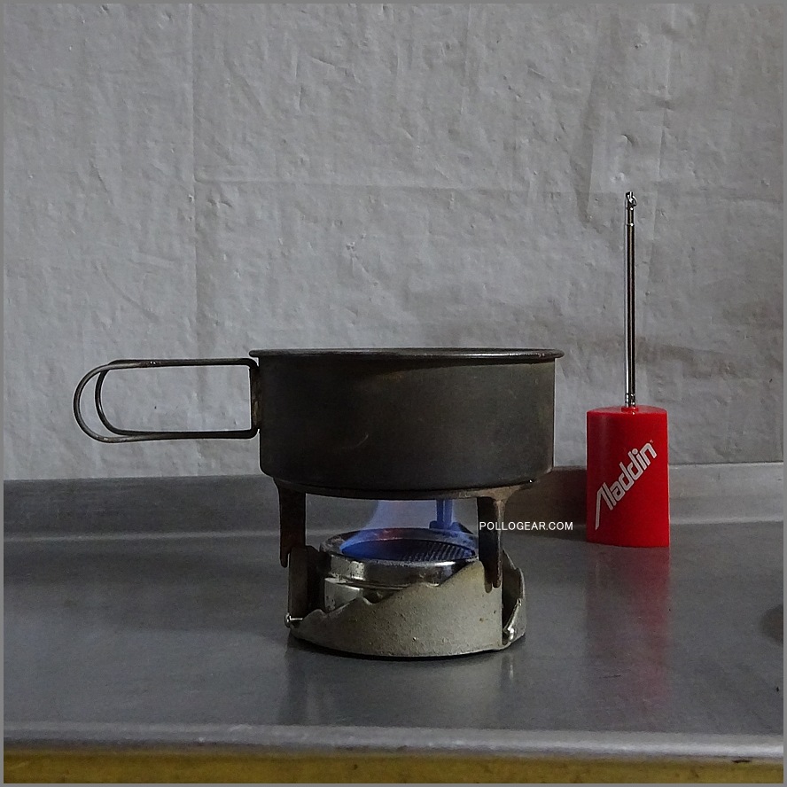 Early 1900’s WT&CO USA<BR>クッカー アルコールストーブ<BR>Vintage Tin Pot & Spirit Burner<BR>Whitall Tatum & Co Pocket Stove<BR>ビンテージ ポケットストーブ アメリカ製 
