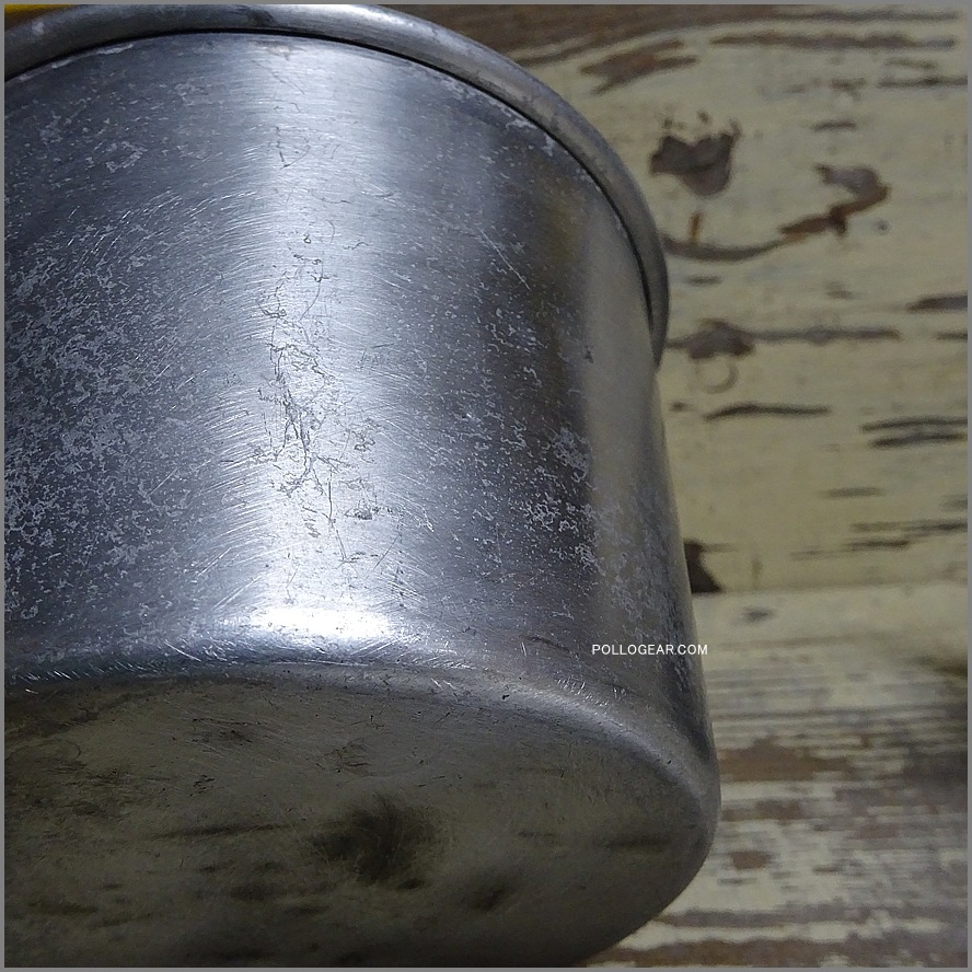 1940年代 UNKNOWN<BR>クッカー アルコールストーブ<BR>Aluminum Pot & Spirit Burner<BR>Vintage アルミポット アルスト