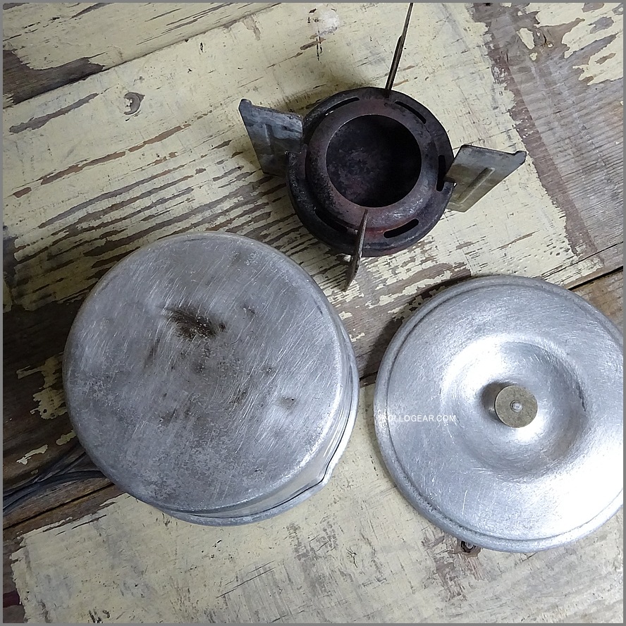 1940年代 UNKNOWN<BR>クッカー アルコールストーブ<BR>Aluminum Pot & Spirit Burner<BR>Vintage アルミポット アルスト