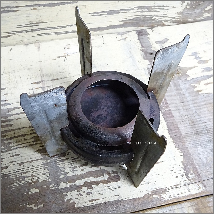 1940年代 UNKNOWN<BR>クッカー アルコールストーブ<BR>Aluminum Pot & Spirit Burner<BR>Vintage アルミポット アルスト