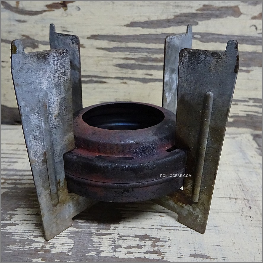 1940年代 UNKNOWN<BR>クッカー アルコールストーブ<BR>Aluminum Pot & Spirit Burner<BR>Vintage アルミポット アルスト