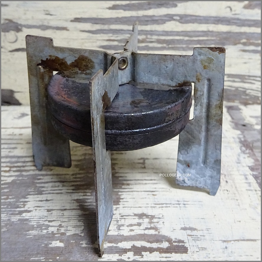 1940年代 UNKNOWN<BR>クッカー アルコールストーブ<BR>Aluminum Pot & Spirit Burner<BR>Vintage アルミポット アルスト