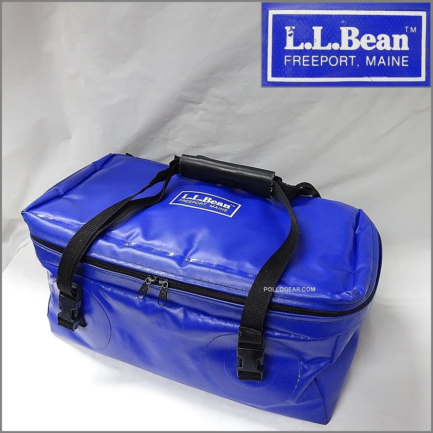 90’s L.L.Bean×SEATTLE SPORTS<BR>角型 ブルー 25QT Soft Cooler<BR>ソフトクーラー クーラーバッグ<BR>FROST-PAK フロストパック<BR>ビンテージクーラー ～1999年<BR>LLビーン×シアトルスポーツ
