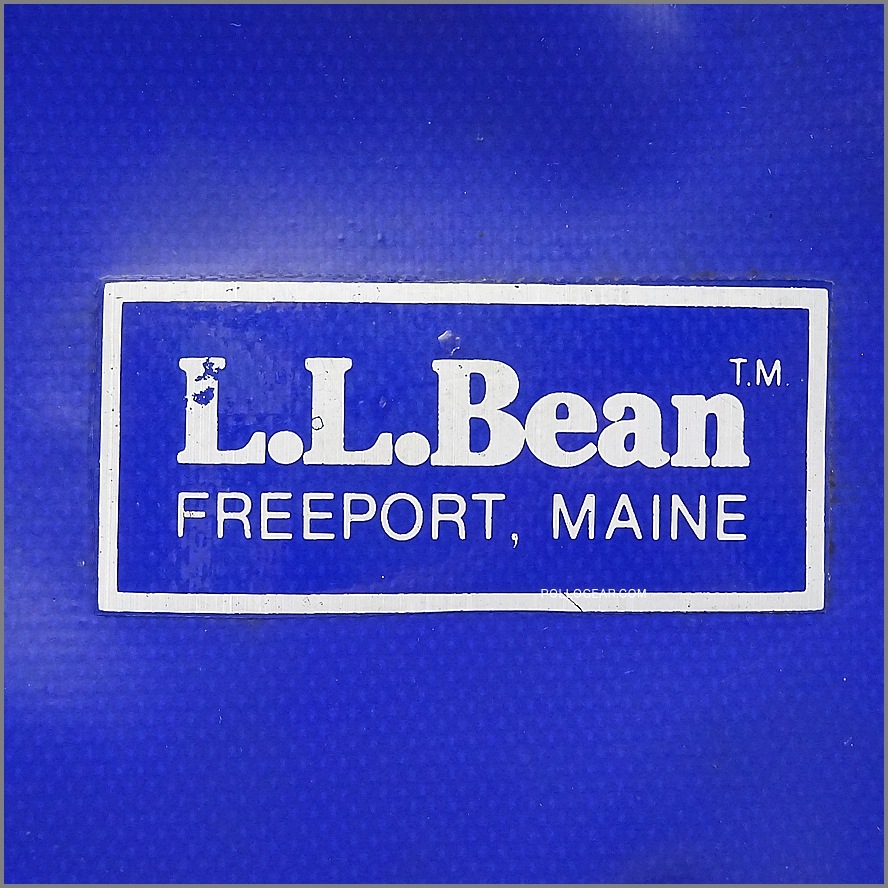 90’s L.L.Bean×SEATTLE SPORTS<BR>角型 ブルー 25QT Soft Cooler<BR>ソフトクーラー クーラーバッグ<BR>FROST-PAK フロストパック<BR>ビンテージクーラー ～1999年<BR>LLビーン×シアトルスポーツ
