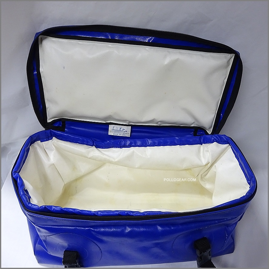 90’s L.L.Bean×SEATTLE SPORTS<BR>角型 ブルー 25QT Soft Cooler<BR>ソフトクーラー クーラーバッグ<BR>FROST-PAK フロストパック<BR>ビンテージクーラー ～1999年<BR>LLビーン×シアトルスポーツ