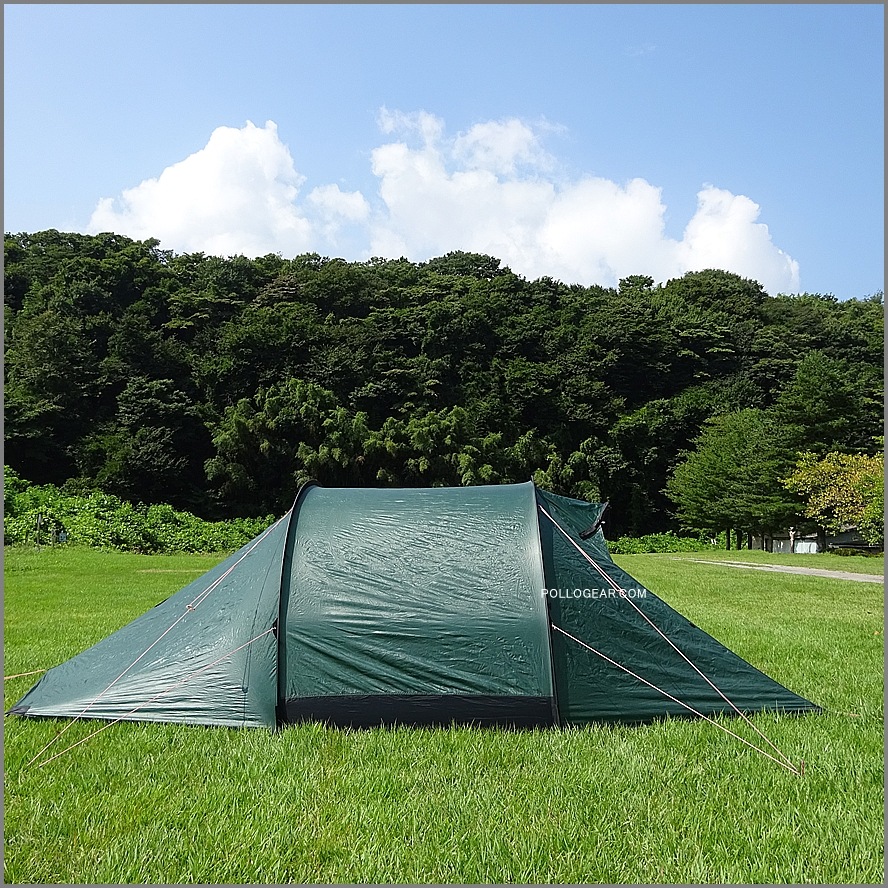 1987年 初期型 Nallo3<br>HillebergAB 革タグ 旧カラー<br>ヒルバーグAB ナロ3<br>旧グリーン OLDモデル<br>