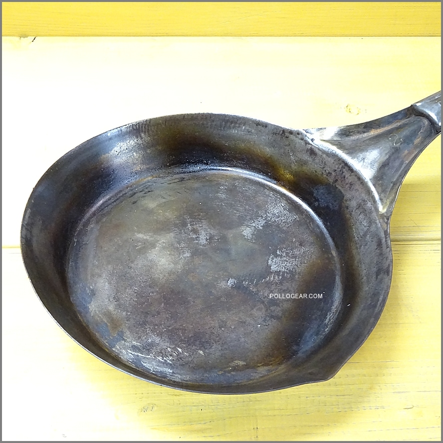 1940年代 ACME NYS Co<BR>ビンテージ フライパン<BR>鉄フライパン アメリカ製<BR>Cowboy Frying Pans 225㎜