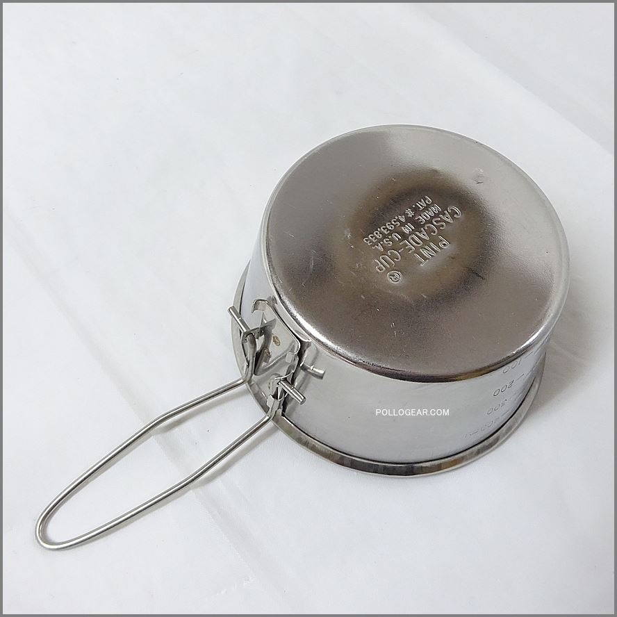 デッドストック CASCADE CUP<BR>1PINT ツヤあり後期型 ml表記<BR>カスケードカップ アメリカ製<BR>シェラカップ 1パイントカップ