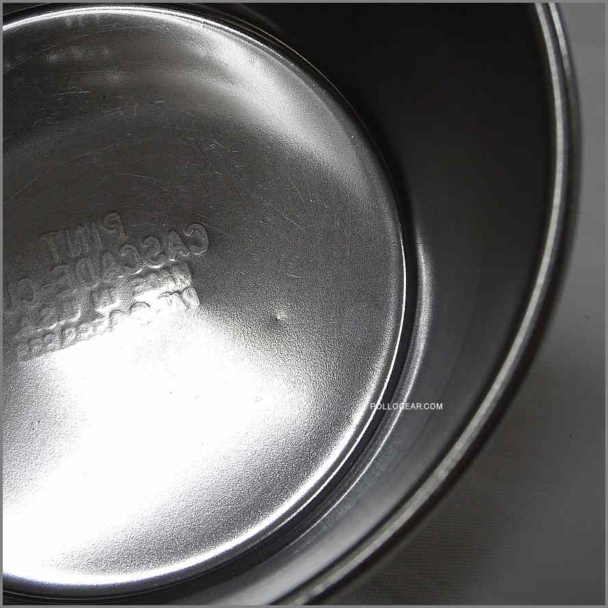 デッドストック CASCADE CUP<BR>1PINT ツヤあり後期型 ml表記<BR>カスケードカップ アメリカ製<BR>シェラカップ 1パイントカップ