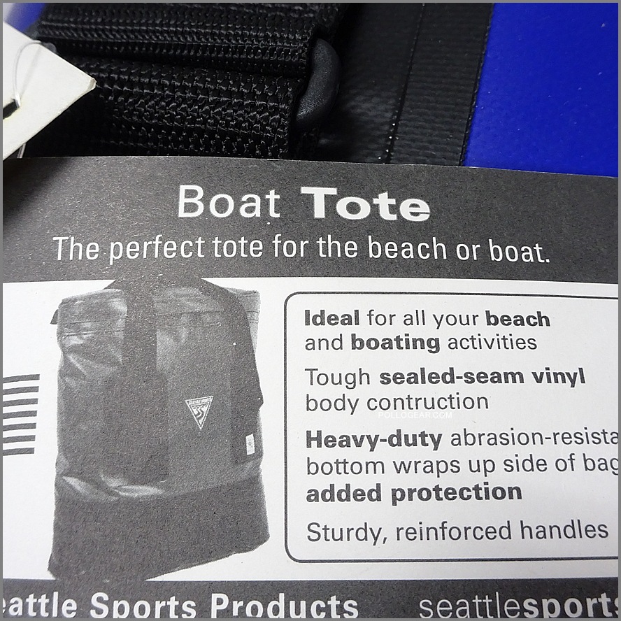 デッド！ 2010年 SEATTLE SPORTS<BR>PVC Zip Boat Tote 1400ci<BR>ラウンド トートバッグ<BR>ビンテージ シアトルスポーツ<BR>防水バッグ ドライバッグ