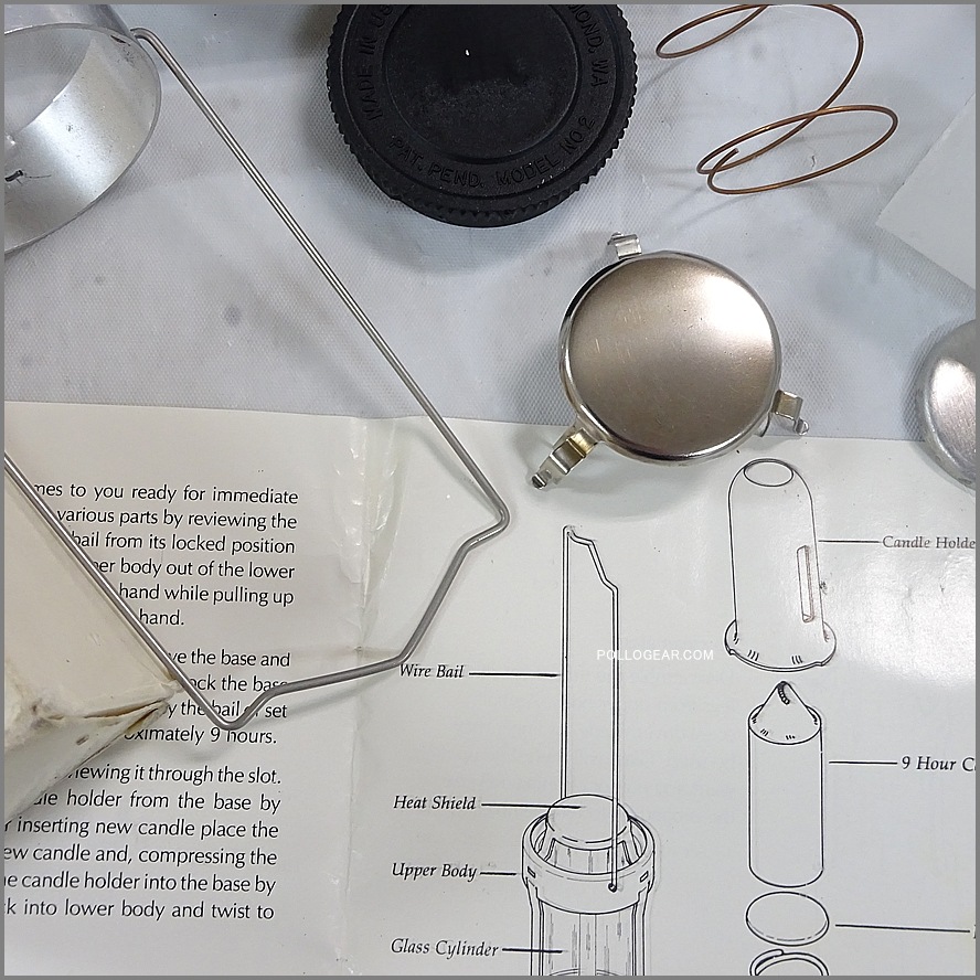 初期型 UCO×REI 山型ハンドル<BR>1984年モデル PAT PEND №2<BR>箱付き キャンドルランタン<BR>VINTAGE アールイアイ ユーシーオー