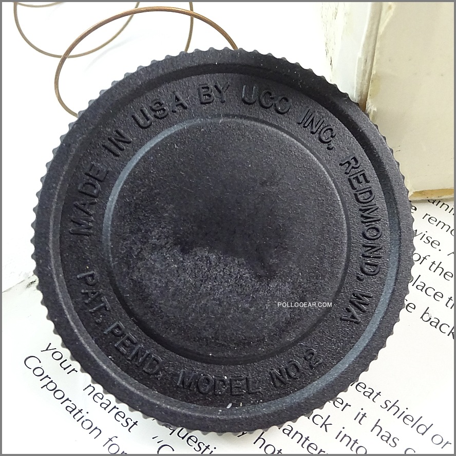 初期型 UCO×REI 山型ハンドル<BR>1984年モデル PAT PEND №2<BR>箱付き キャンドルランタン<BR>VINTAGE アールイアイ ユーシーオー