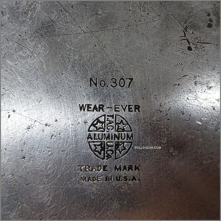 1940’s WEAR-EVER 307<BR>ビンテージ フライパン<BR>アルミフライパン USA製<BR> Aluminum Frying Pans 178㎜
