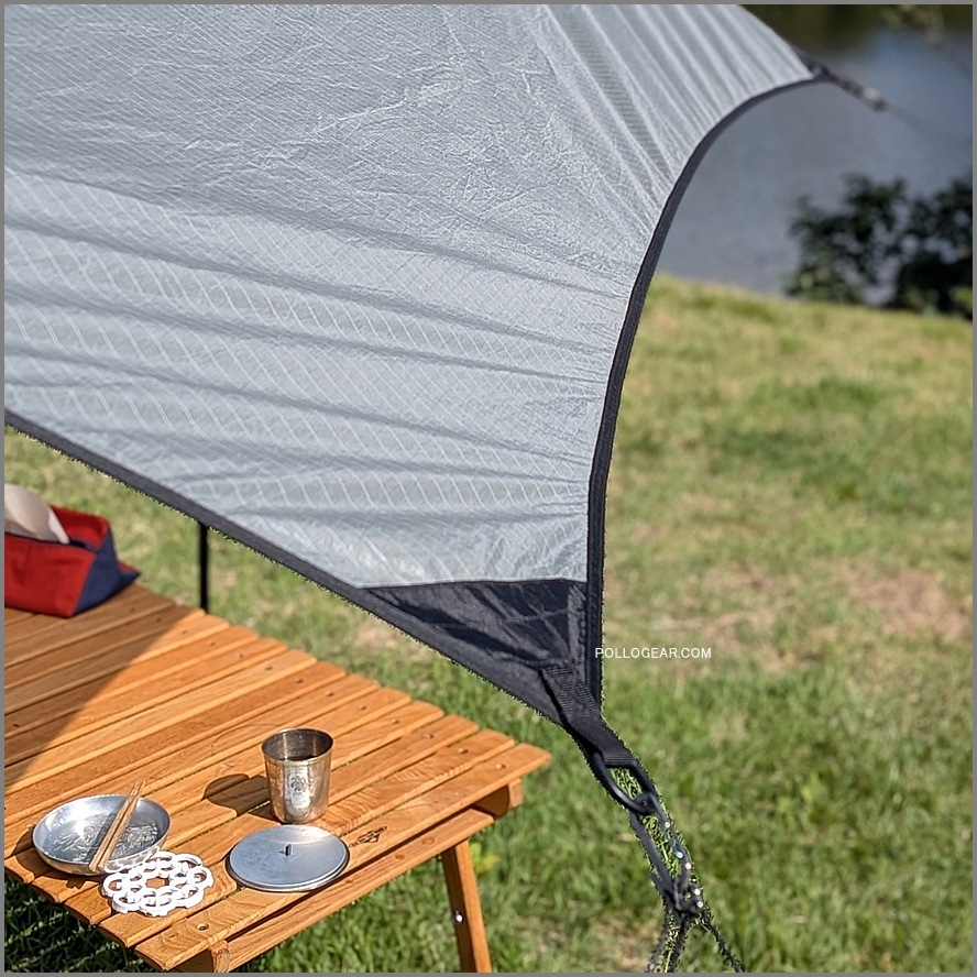 2011年 USA OES ヘキサタープ<br>spinnaker ハンモックタープ<br>Outdoor Equipment Supplier<br>MacCat Deluxe Tarp / SPIN<br>ULタープ スピンネーカー 絶版