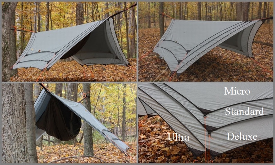 2011年 USA OES ヘキサタープ<br>spinnaker ハンモックタープ<br>Outdoor Equipment Supplier<br>MacCat Deluxe Tarp / SPIN<br>ULタープ スピンネーカー 絶版