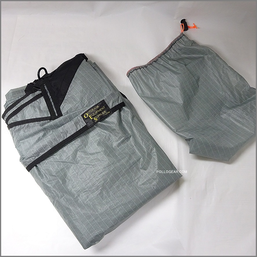 2011年 USA OES ヘキサタープ<br>spinnaker ハンモックタープ<br>Outdoor Equipment Supplier<br>MacCat Deluxe Tarp / SPIN<br>ULタープ スピンネーカー 絶版