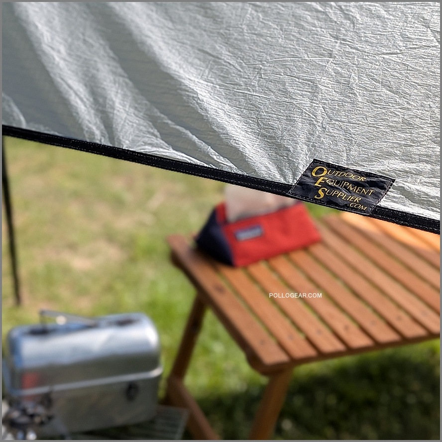 2011年 USA OES ヘキサタープ<br>spinnaker ハンモックタープ<br>Outdoor Equipment Supplier<br>MacCat Deluxe Tarp / SPIN<br>ULタープ スピンネーカー 絶版