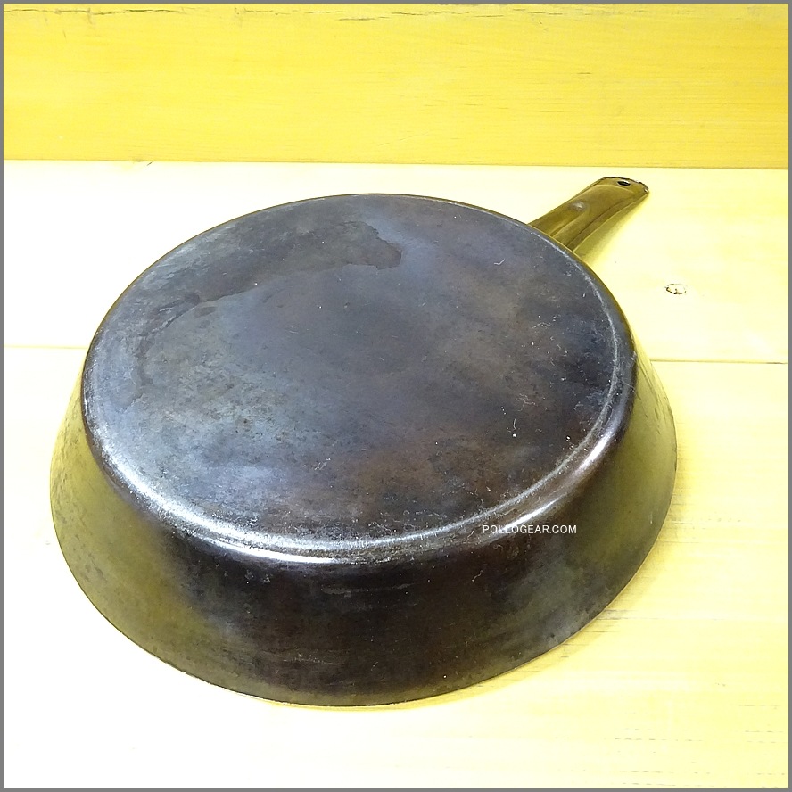 1960年代 USA 260㎜<BR>ビンテージ フライパン<BR>鉄フライパン アメリカ製<BR>Cowboy Frying Pans ミリタリー