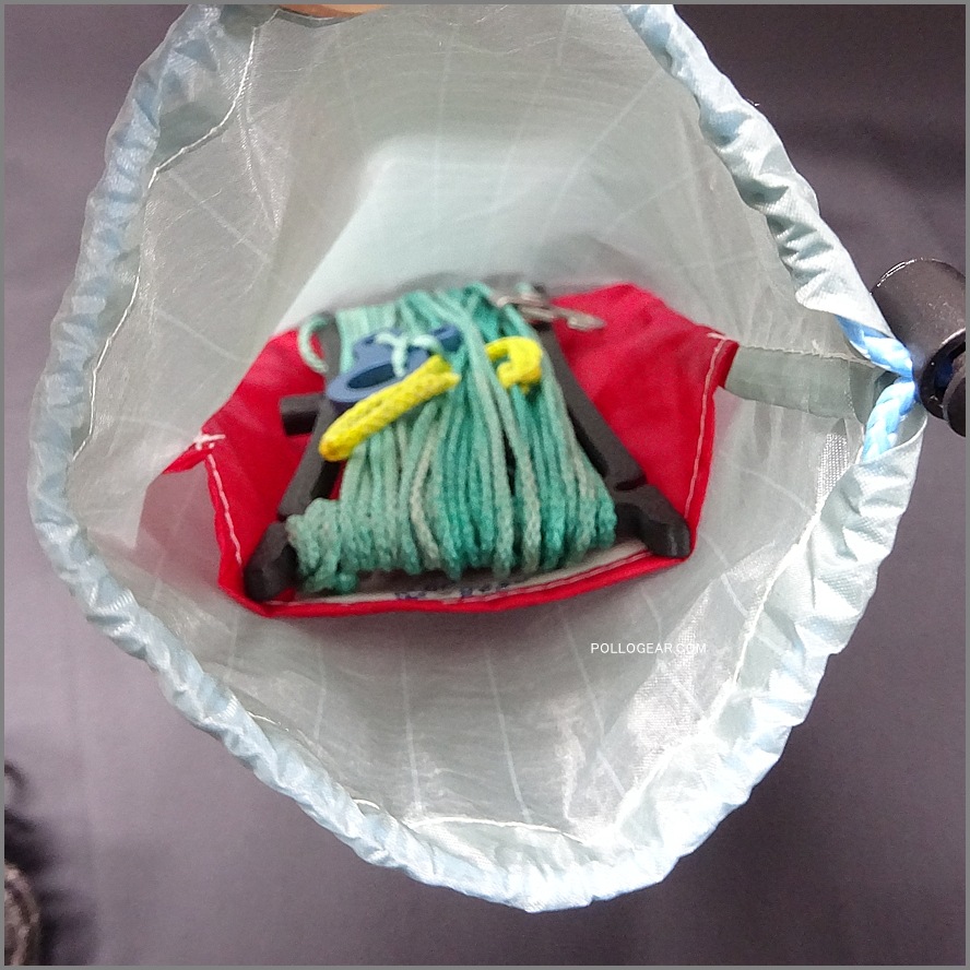 【送料無料】<br>POLLOGEAR オリジナル<br>SPIN POUCH◇◆Bicolor<br>スピンネーカー ロープバッグ<br>LoopAlien ループエイリアン<br>コードワインダー ハンモック リッジライン スピンポーチ 小物入れ
