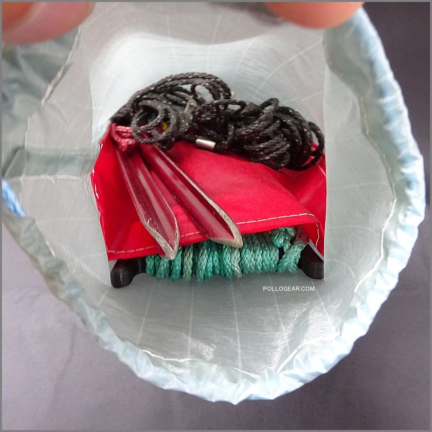 【送料無料】<br>POLLOGEAR オリジナル<br>SPIN POUCH◇◆Bicolor<br>スピンネーカー ロープバッグ<br>LoopAlien ループエイリアン<br>コードワインダー ハンモック リッジライン スピンポーチ 小物入れ