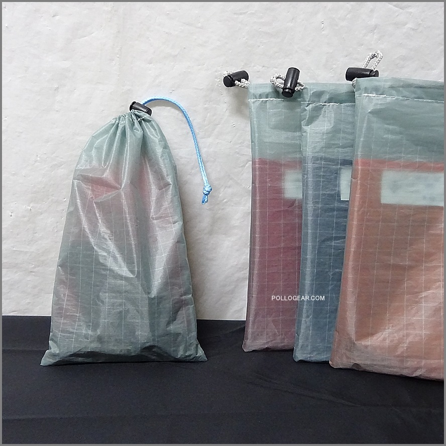 【送料無料】<br>POLLOGEAR オリジナル<br>SPIN POUCH◇◆Bicolor<br>スピンネーカー ロープバッグ<br>LoopAlien ループエイリアン<br>コードワインダー ハンモック リッジライン スピンポーチ 小物入れ