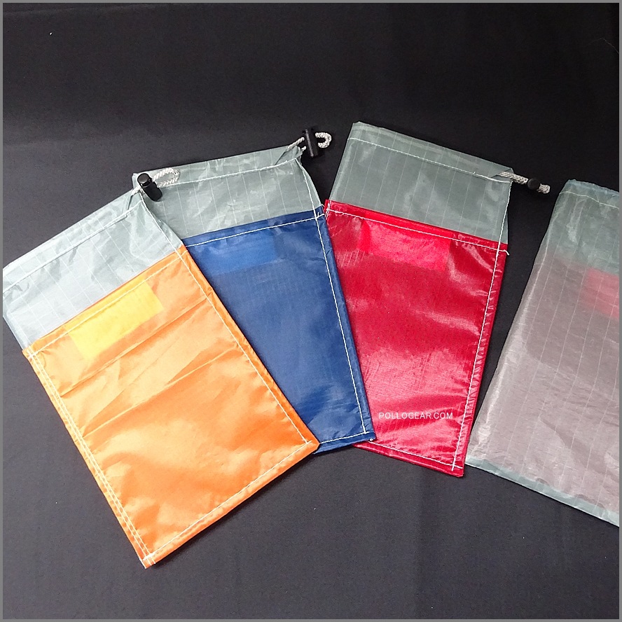 【送料無料】<br>POLLOGEAR オリジナル<br>SPIN POUCH◇◆Bicolor<br>スピンネーカー ロープバッグ<br>LoopAlien ループエイリアン<br>コードワインダー ハンモック リッジライン スピンポーチ 小物入れ